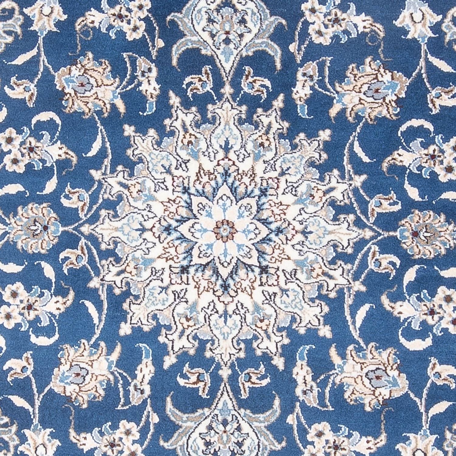 Perserteppich - Nain - Royal - 205 x 149 cm - dunkelblau