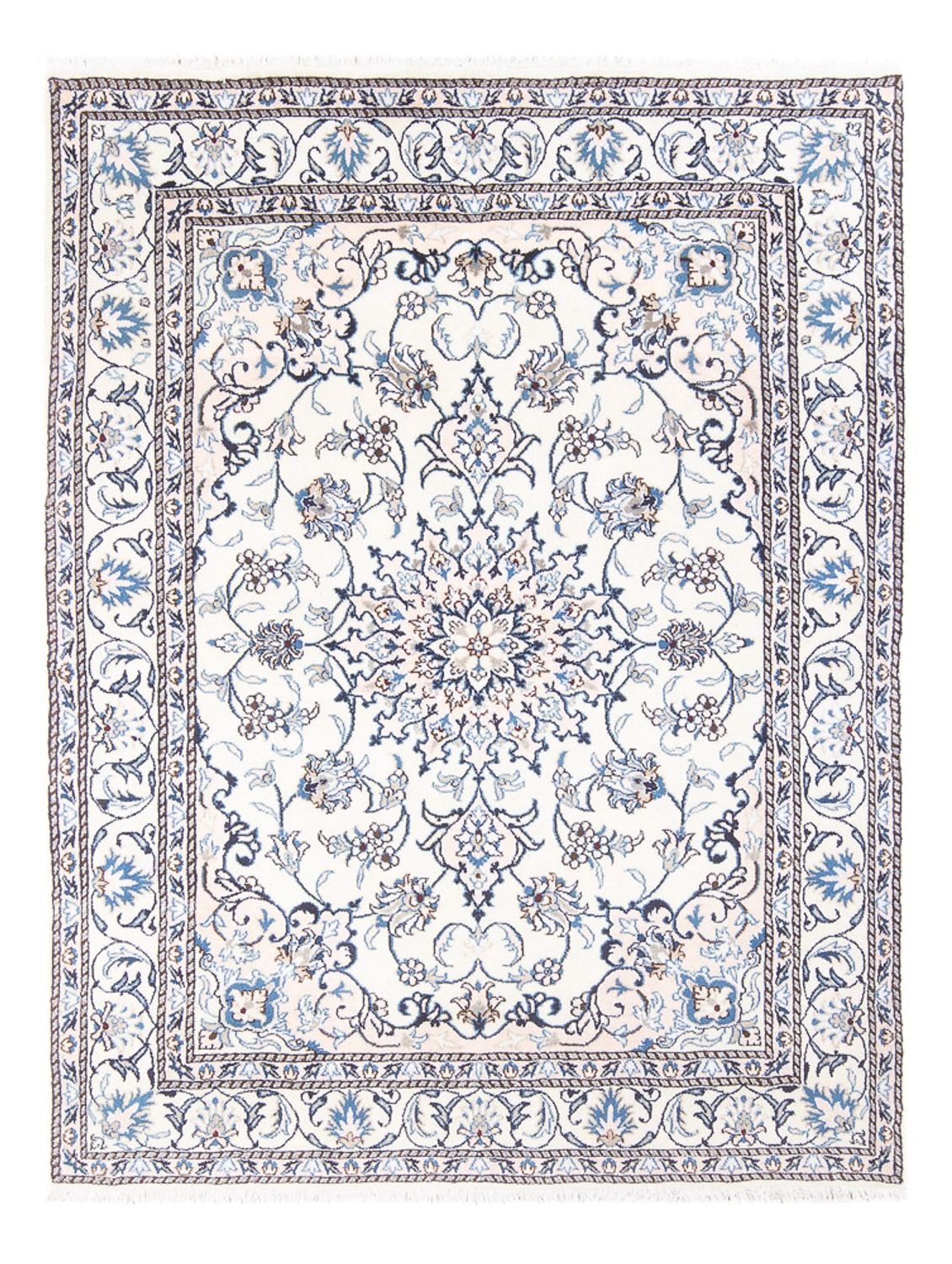 Perserteppich - Nain - Royal - 197 x 147 cm - creme