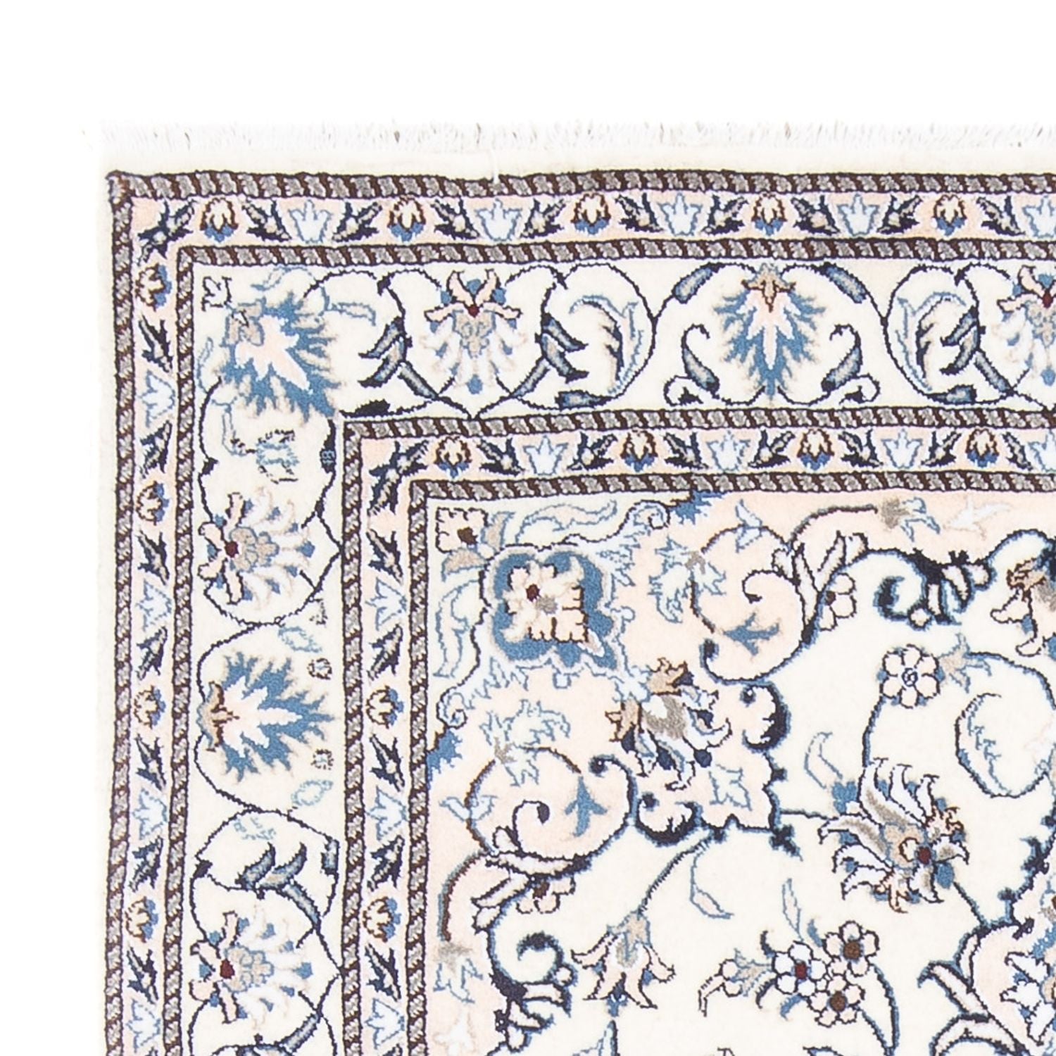 Perserteppich - Nain - Royal - 197 x 147 cm - creme