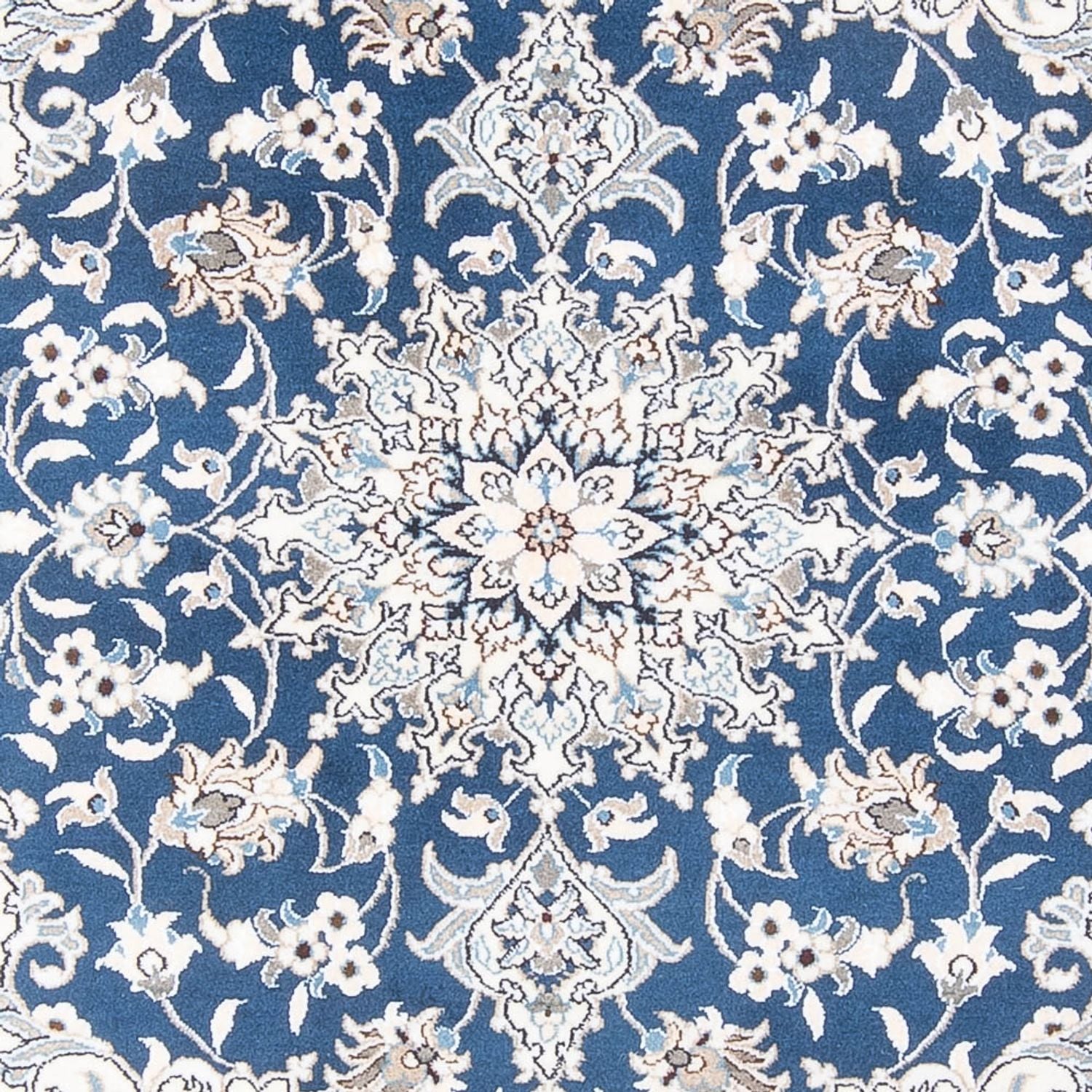 Perserteppich - Nain - Royal - 196 x 147 cm - blau