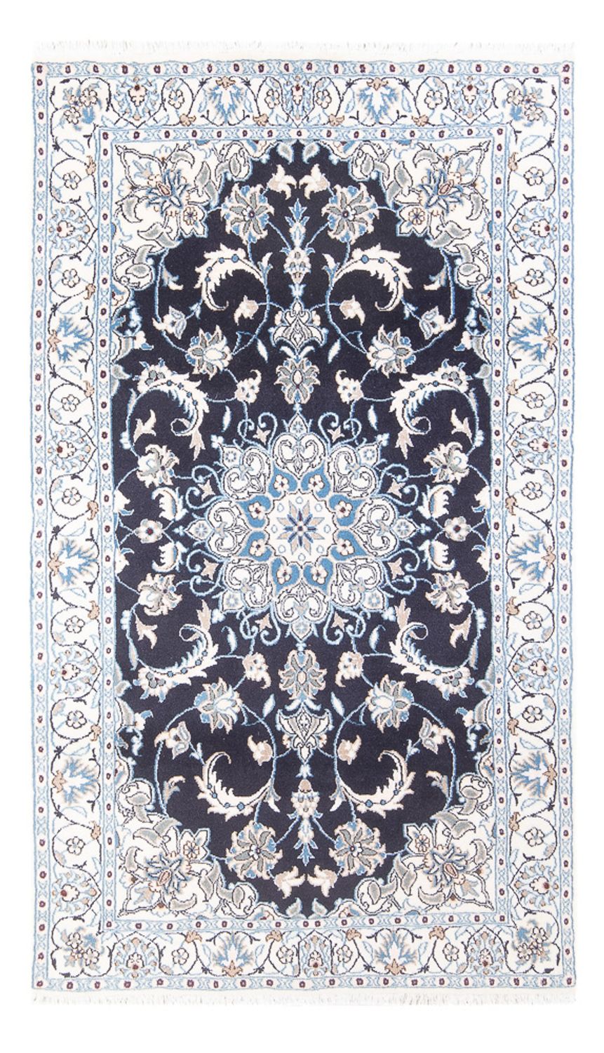 Perserteppich - Nain - 200 x 115 cm - dunkelblau