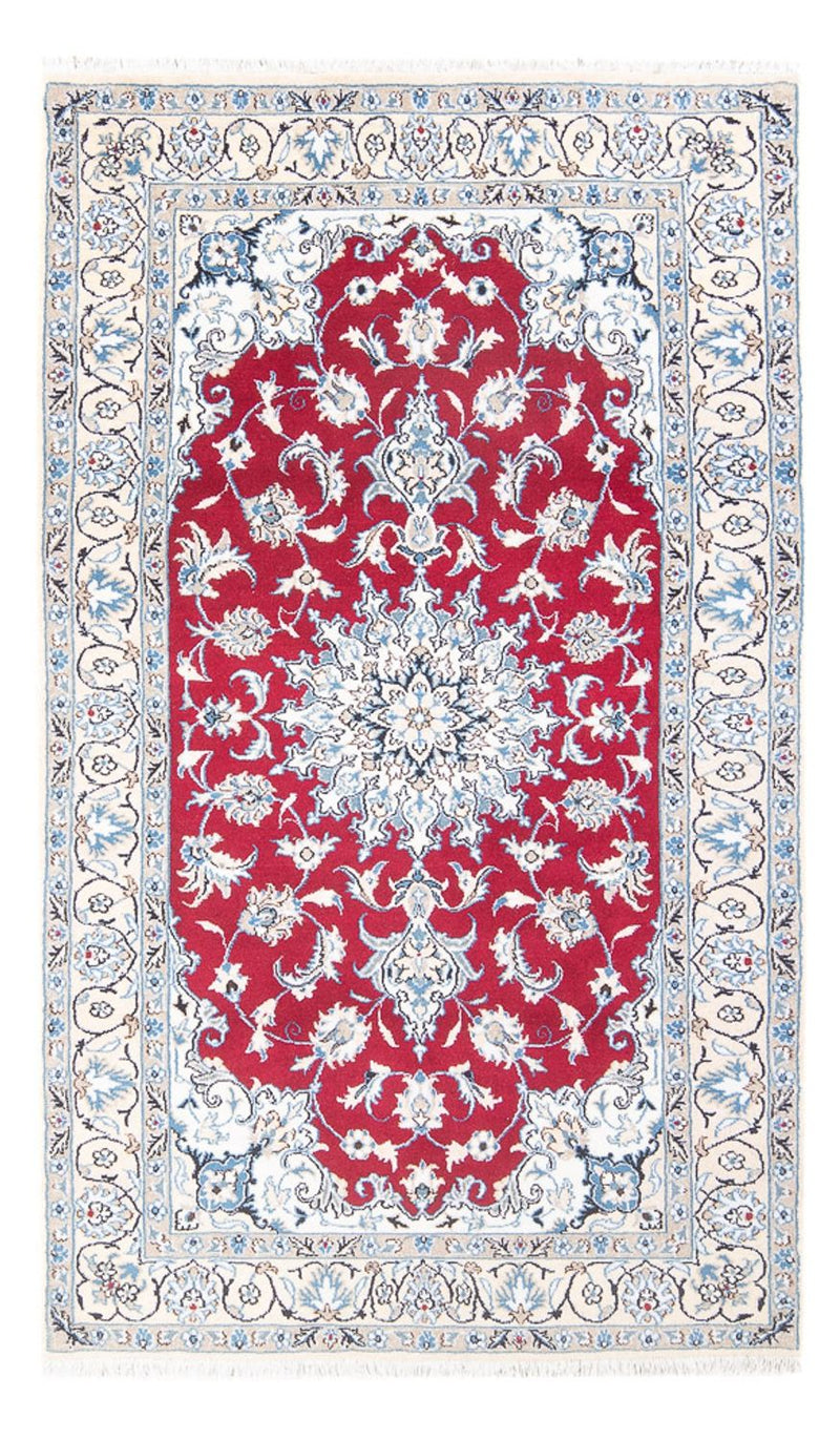 Perserteppich - Nain - 201 x 117 cm - rot