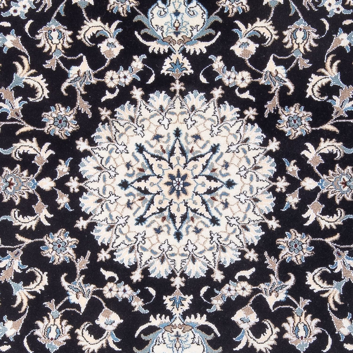 Perserteppich - Nain - 234 x 166 cm - dunkelblau
