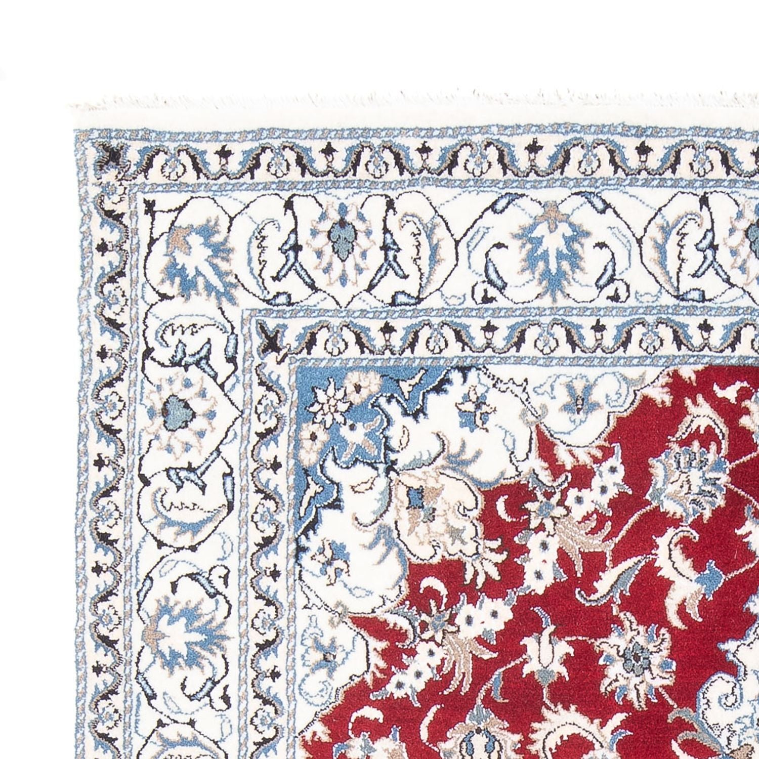 Perserteppich - Nain - 231 x 163 cm - rot