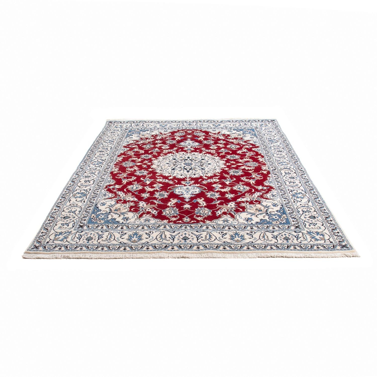 Perserteppich - Nain - 231 x 163 cm - rot