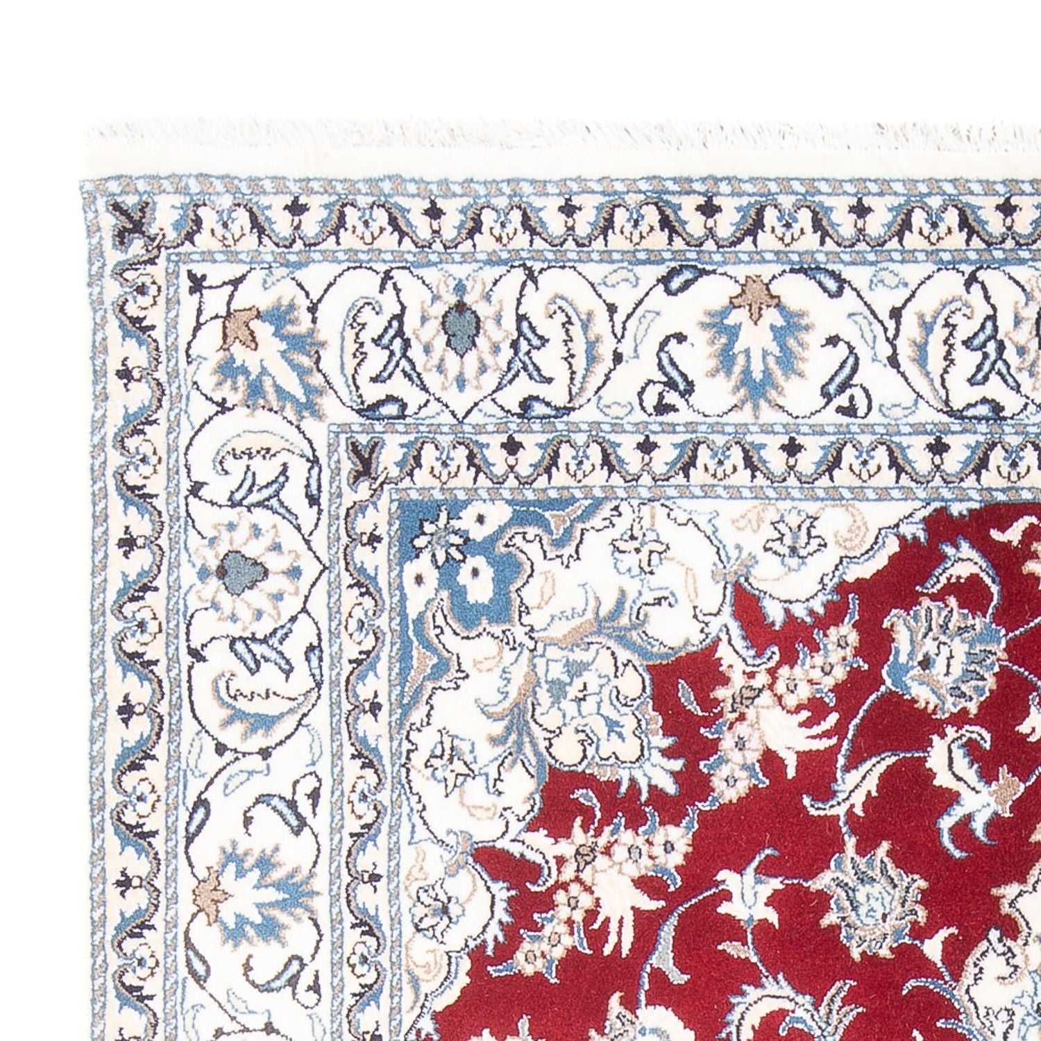 Perserteppich - Nain - 234 x 165 cm - rot