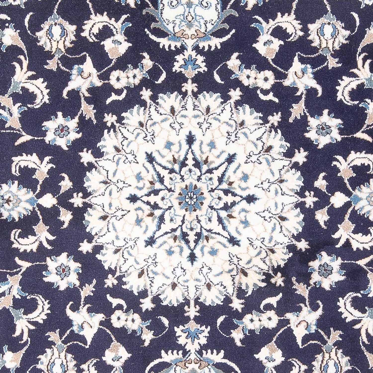 Perserteppich - Nain - 226 x 167 cm - dunkelblau
