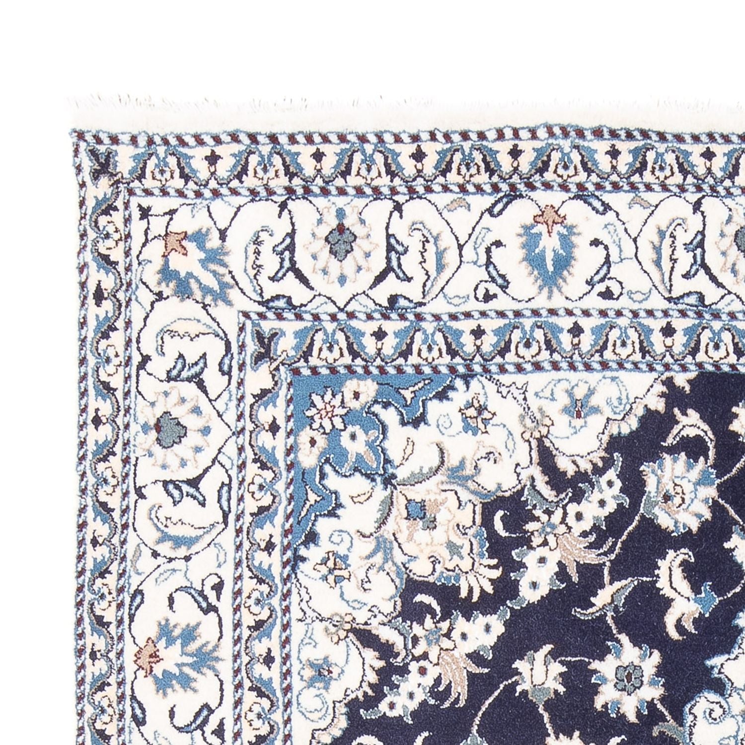 Perserteppich - Nain - 226 x 167 cm - dunkelblau
