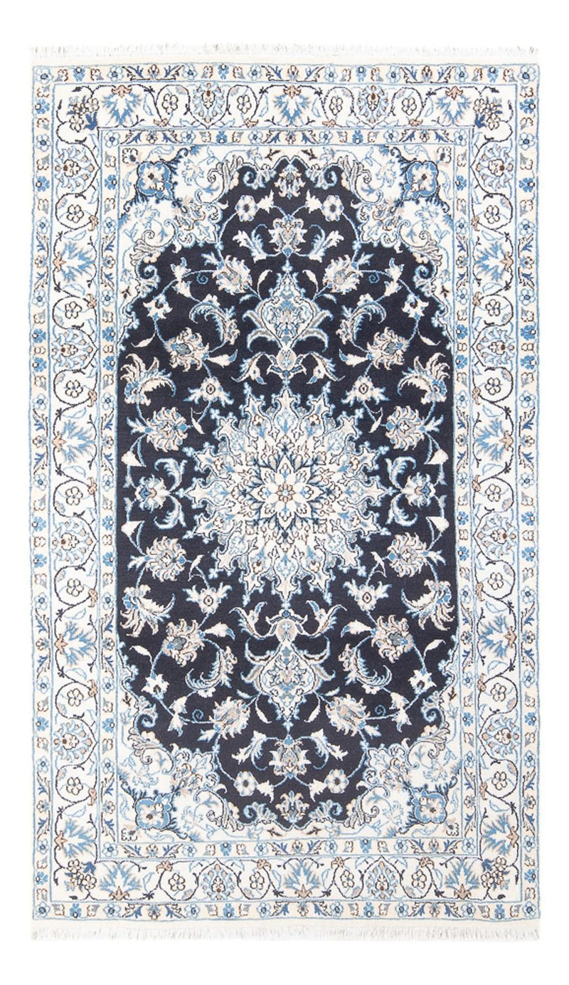 Perserteppich - Nain - 228 x 172 cm - dunkelblau