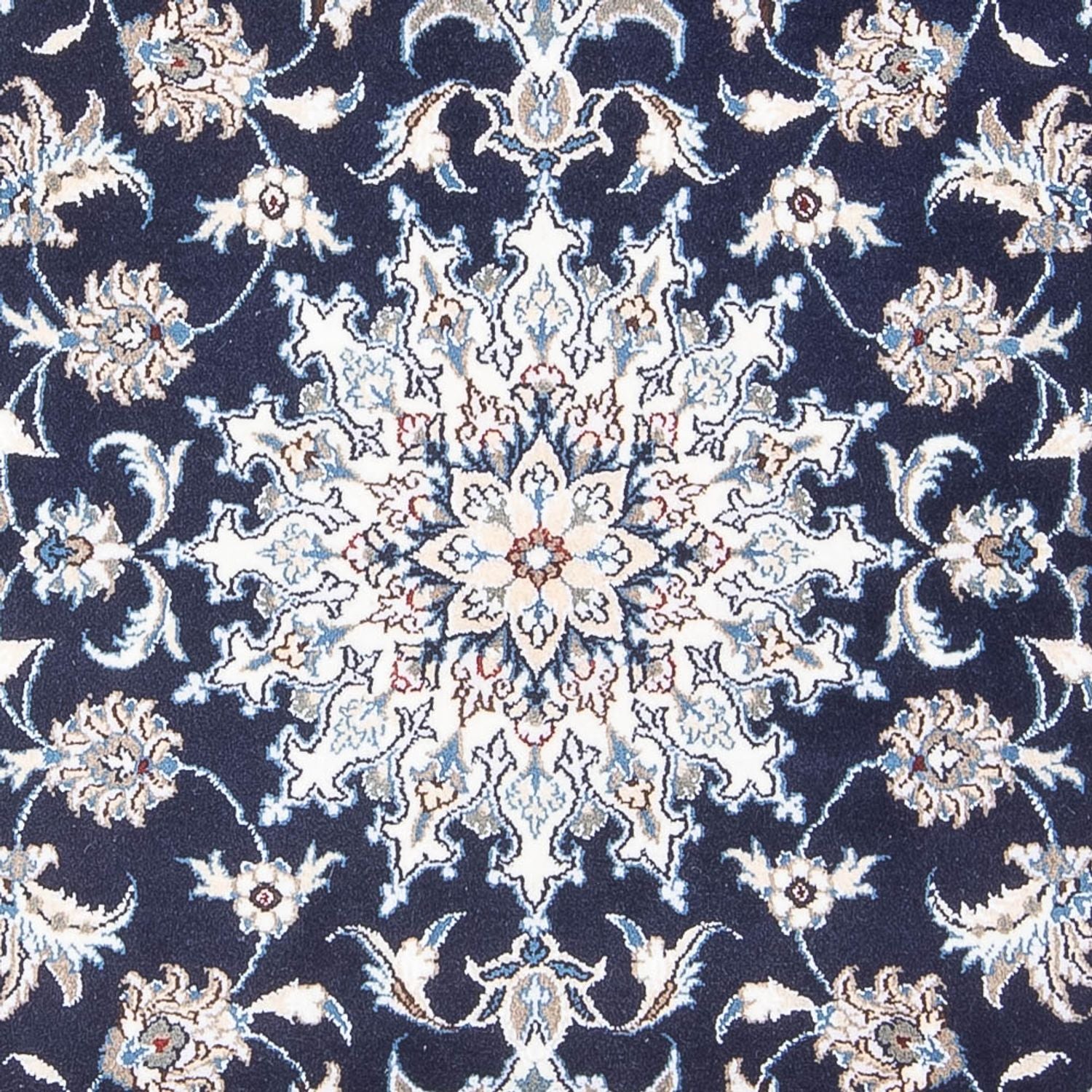 Perserteppich - Nain - 200 x 120 cm - dunkelblau