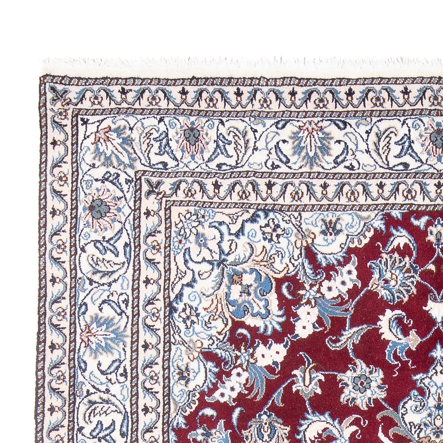 Perserteppich - Nain - 243 x 168 cm - rot