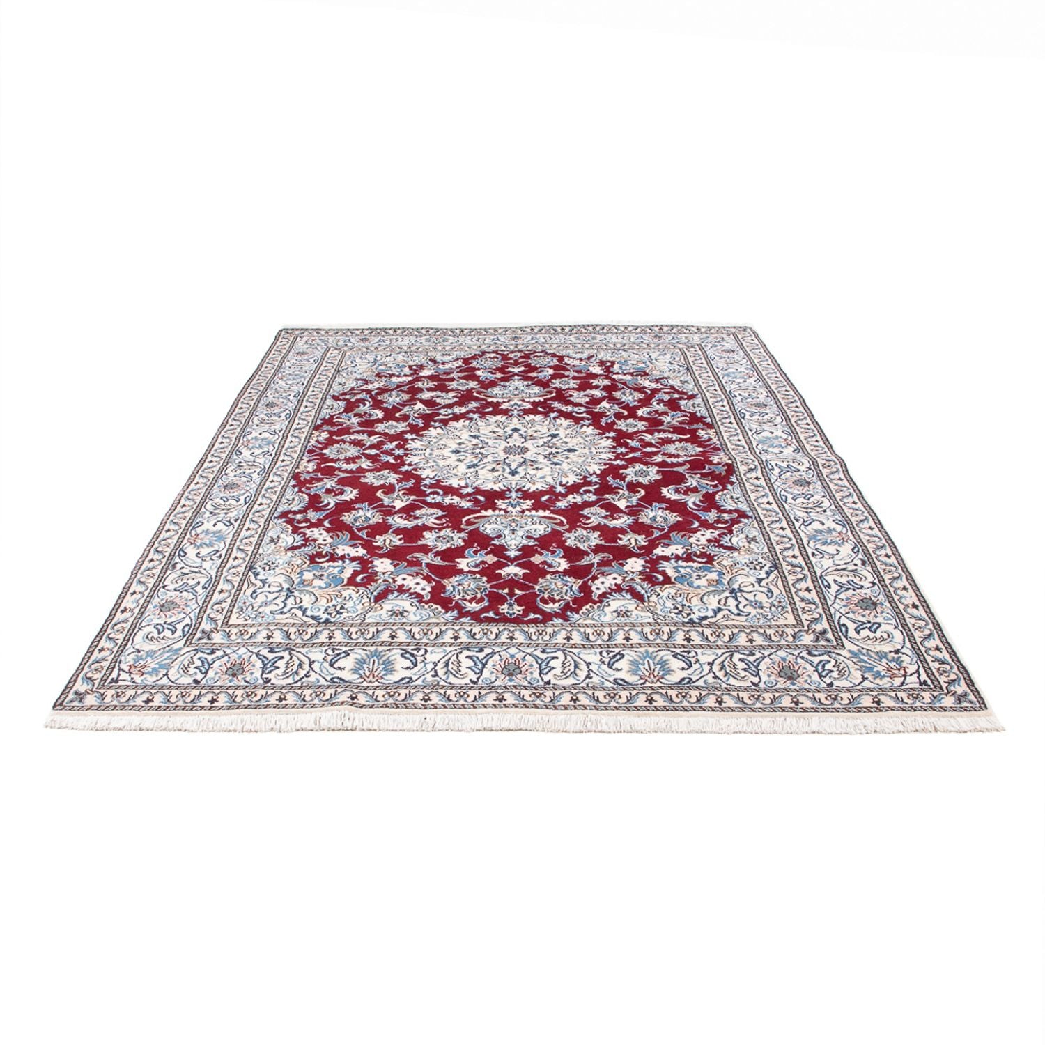 Perserteppich - Nain - 243 x 168 cm - rot