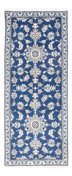 Läufer Perser - Nain - 196 x 77 cm - blau