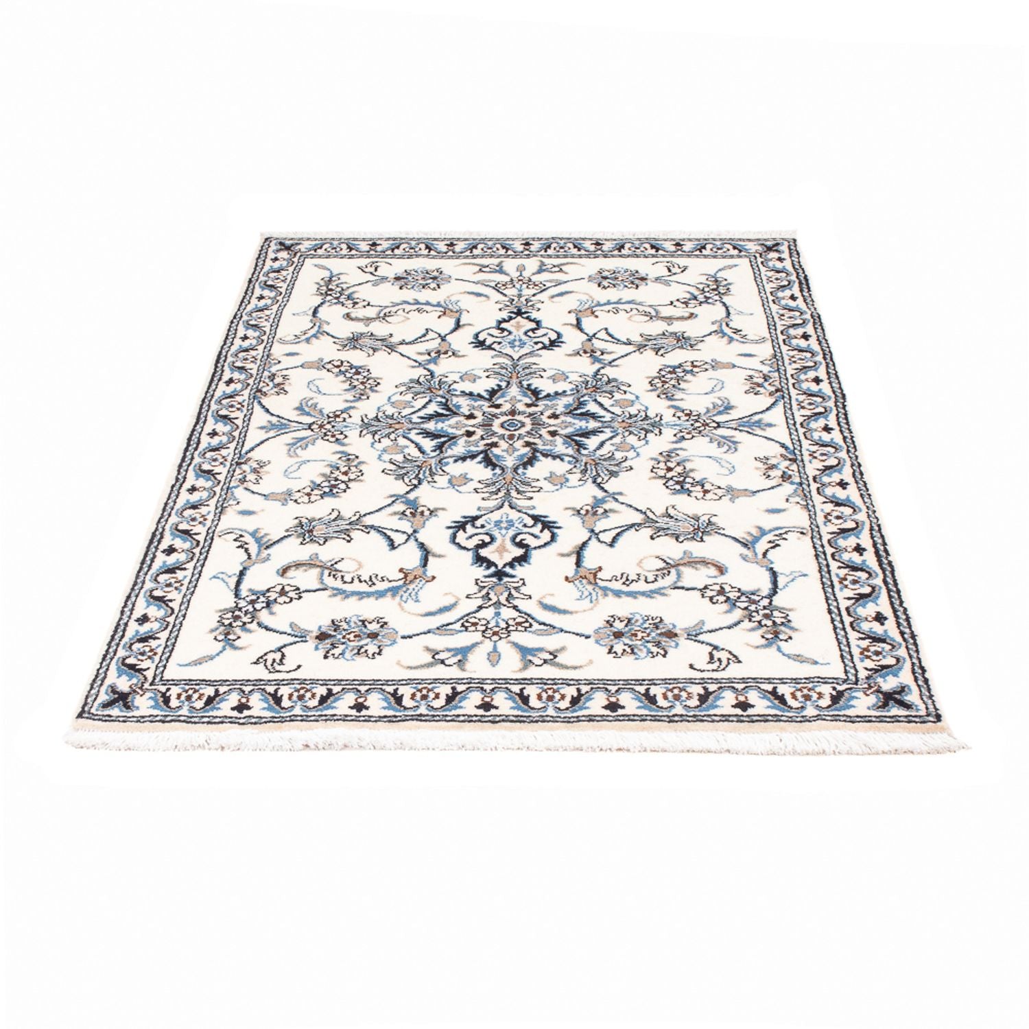 Perserteppich - Nain - 141 x 88 cm - creme