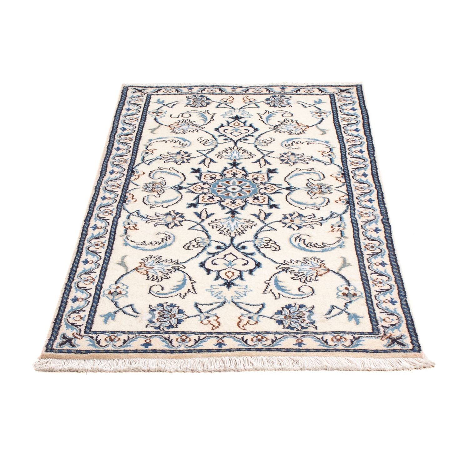 Perserteppich - Nain - 137 x 70 cm - creme