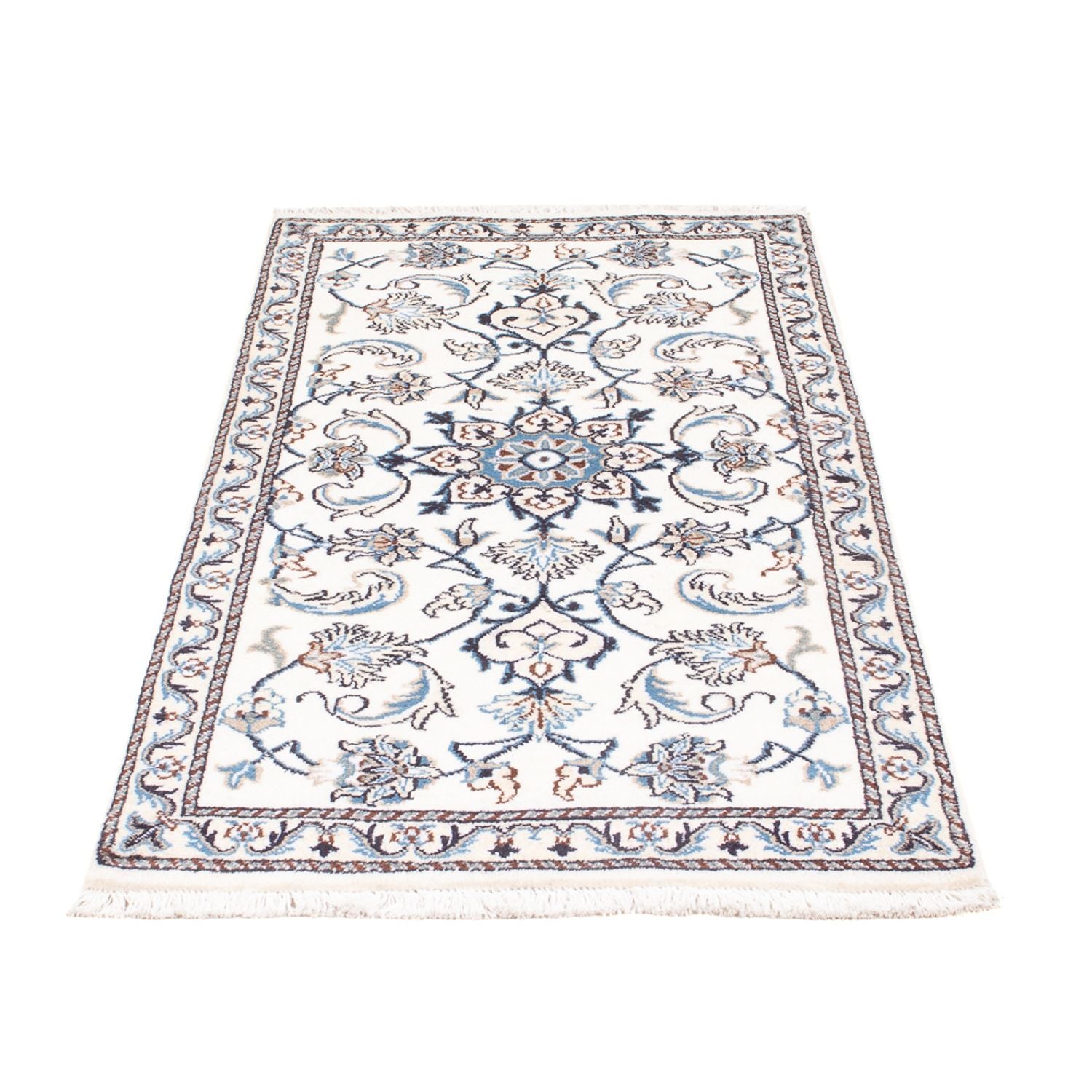 Perserteppich - Nain - 140 x 70 cm - creme