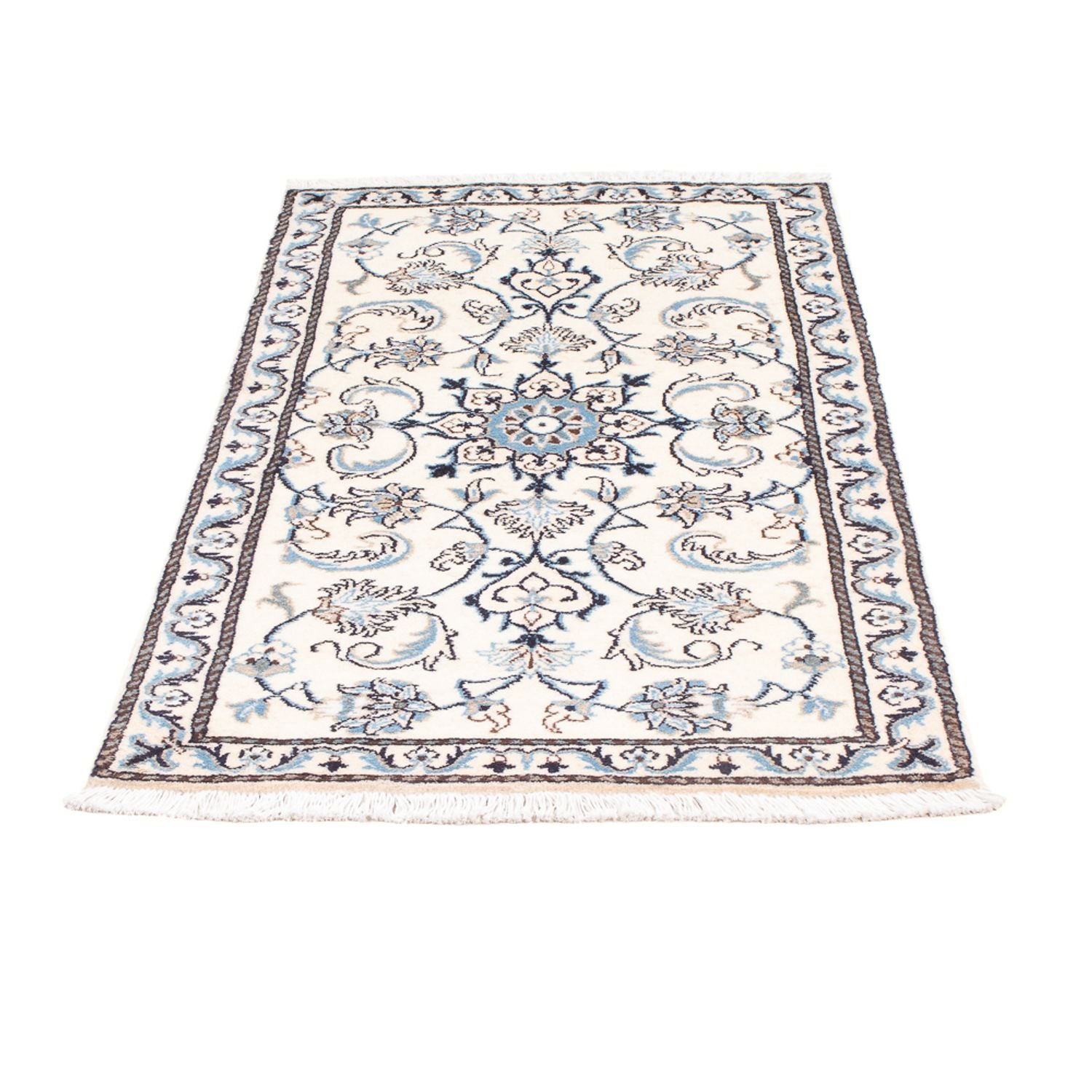 Perserteppich - Nain - 134 x 70 cm - creme