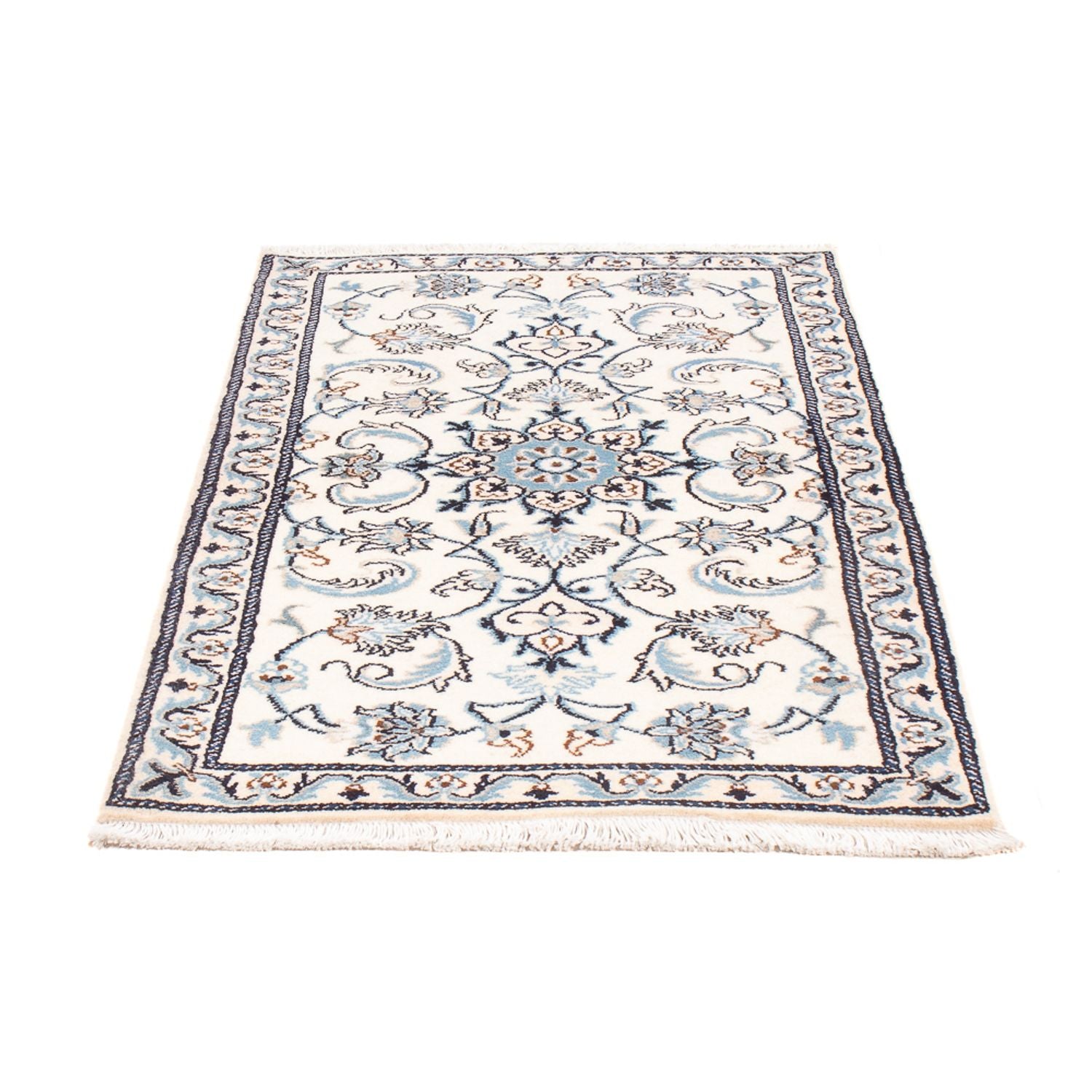 Perserteppich - Nain - 130 x 74 cm - creme