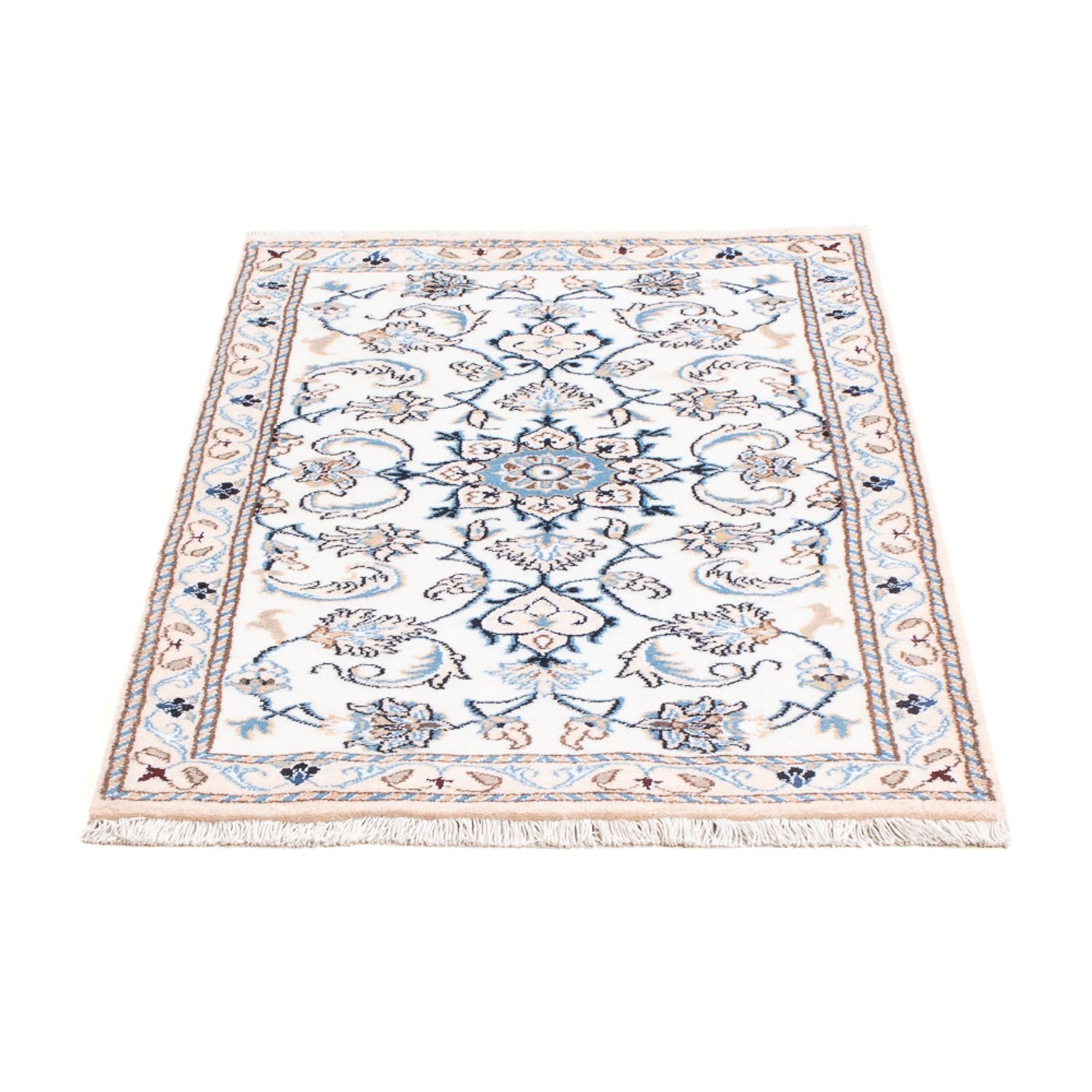 Perserteppich - Nain - 137 x 72 cm - creme