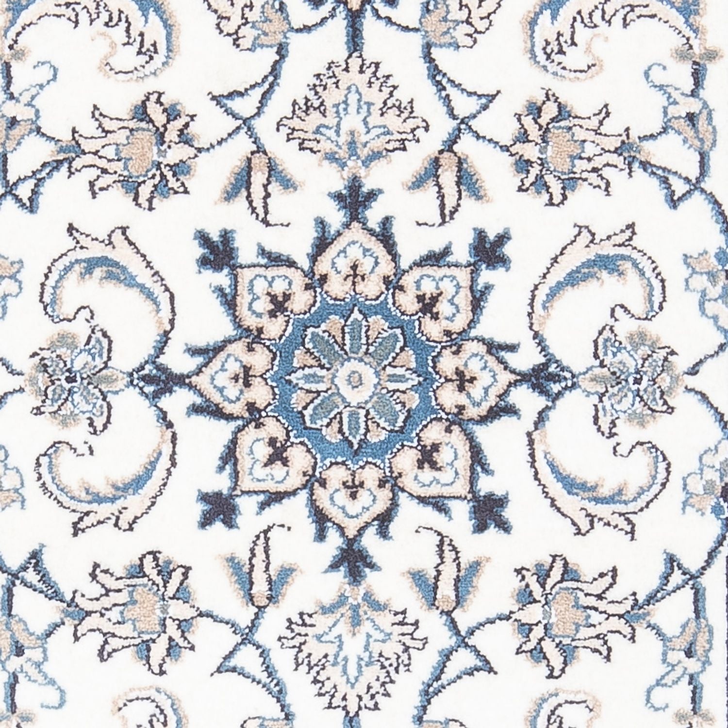 Perserteppich - Nain - 136 x 68 cm - creme