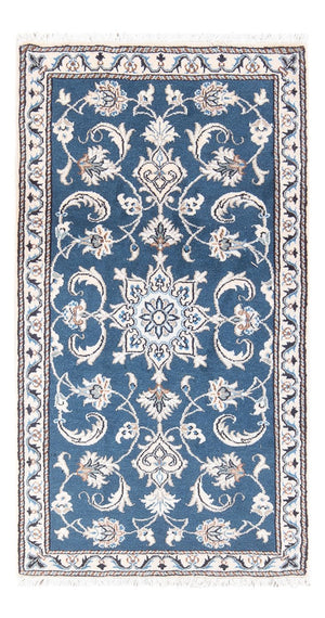 Perserteppich - Nain - 136 x 70 cm - blau