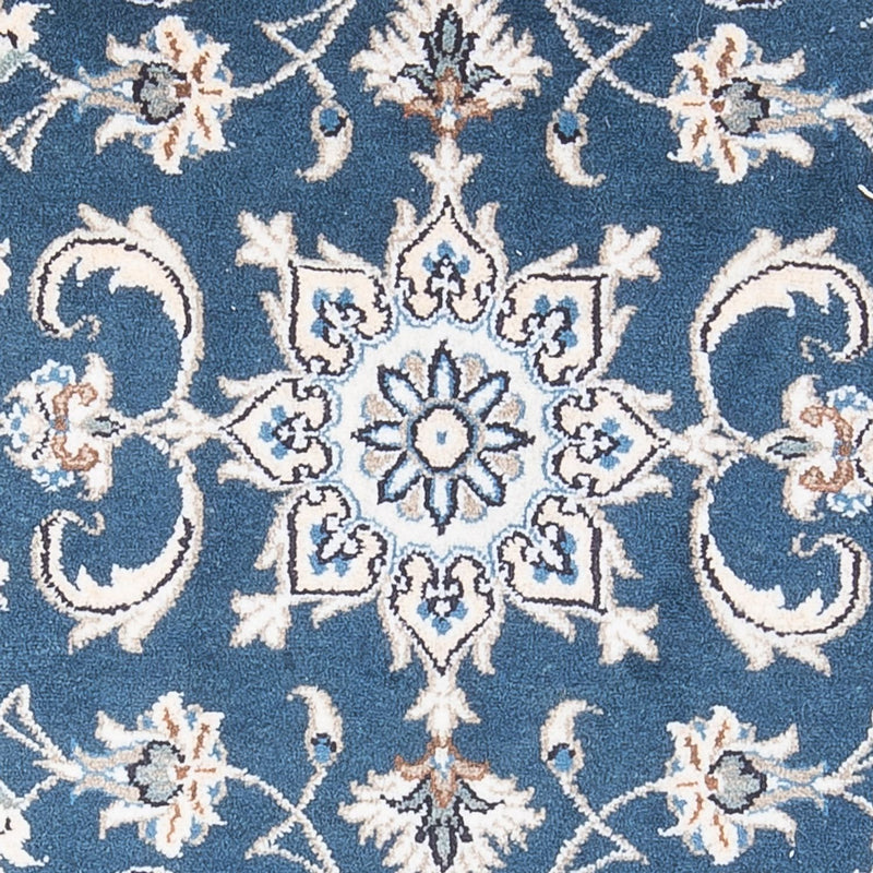 Perserteppich - Nain - 136 x 70 cm - blau