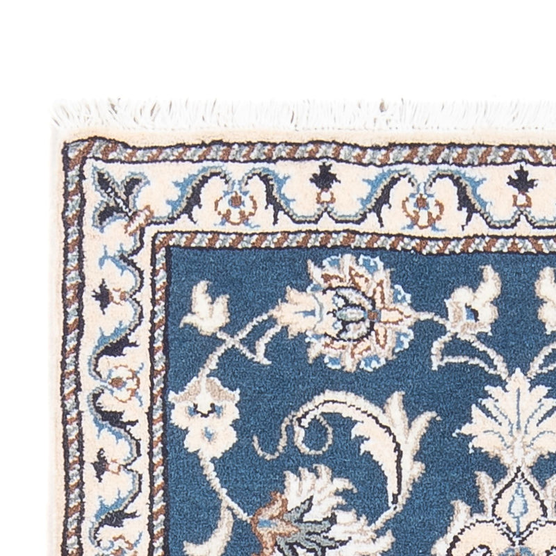 Perserteppich - Nain - 136 x 70 cm - blau