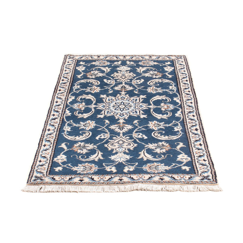 Perserteppich - Nain - 136 x 70 cm - blau