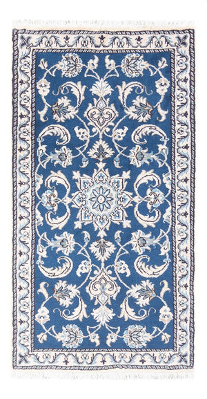 Perserteppich - Nain - 134 x 69 cm - blau