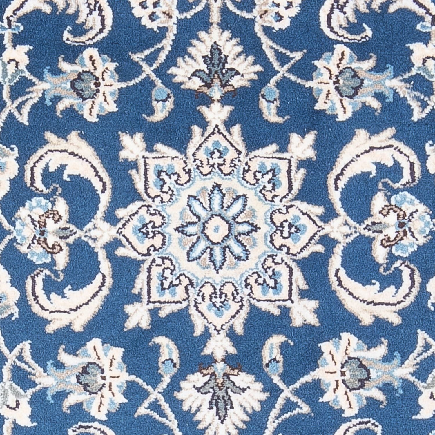 Perserteppich - Nain - 134 x 69 cm - blau