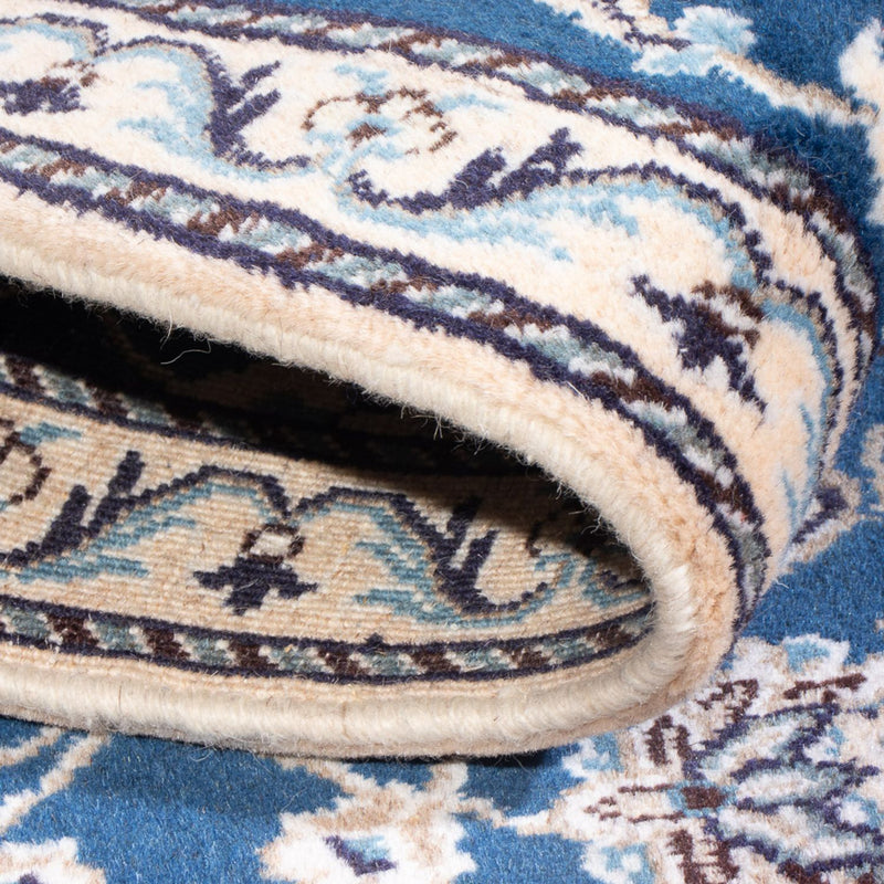 Perserteppich - Nain - 134 x 69 cm - blau