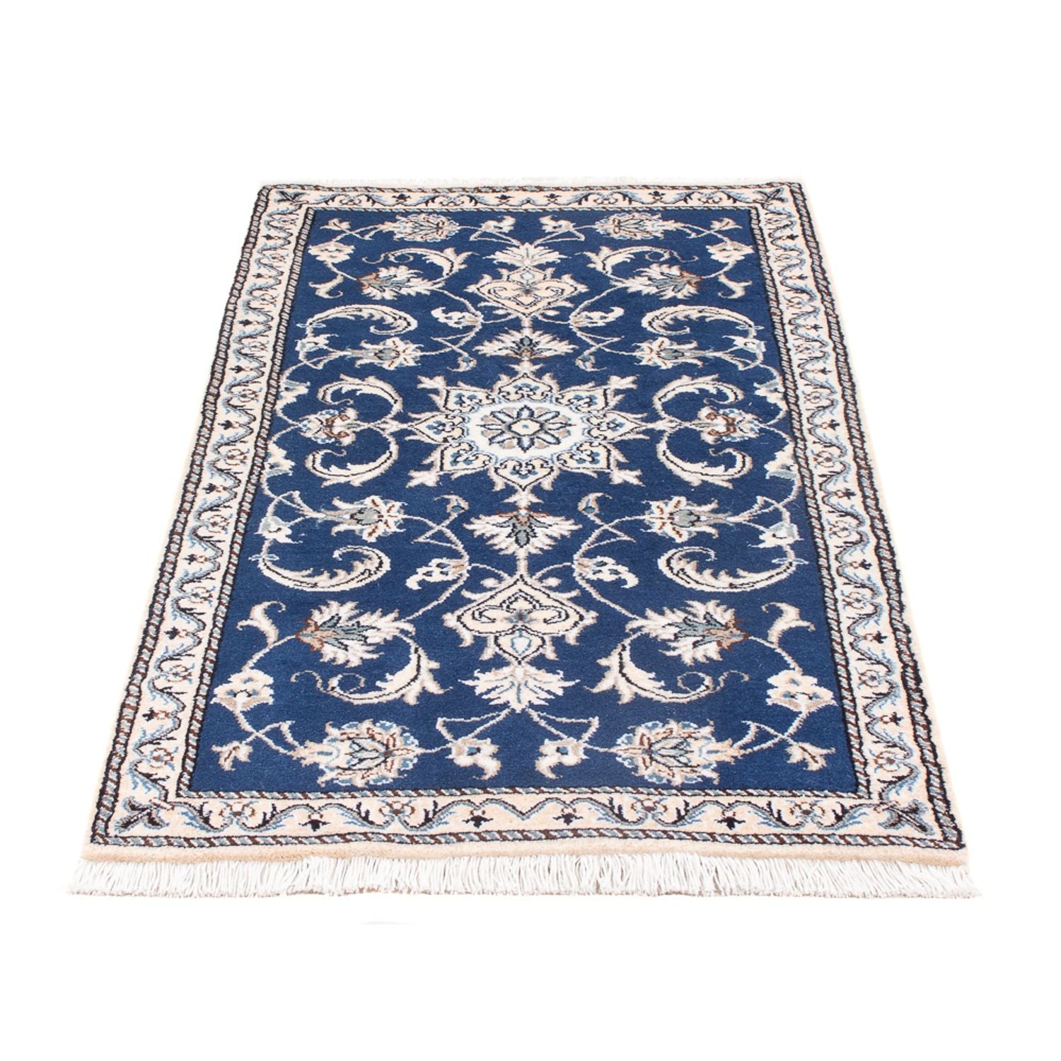 Perserteppich - Nain - 140 x 70 cm - blau