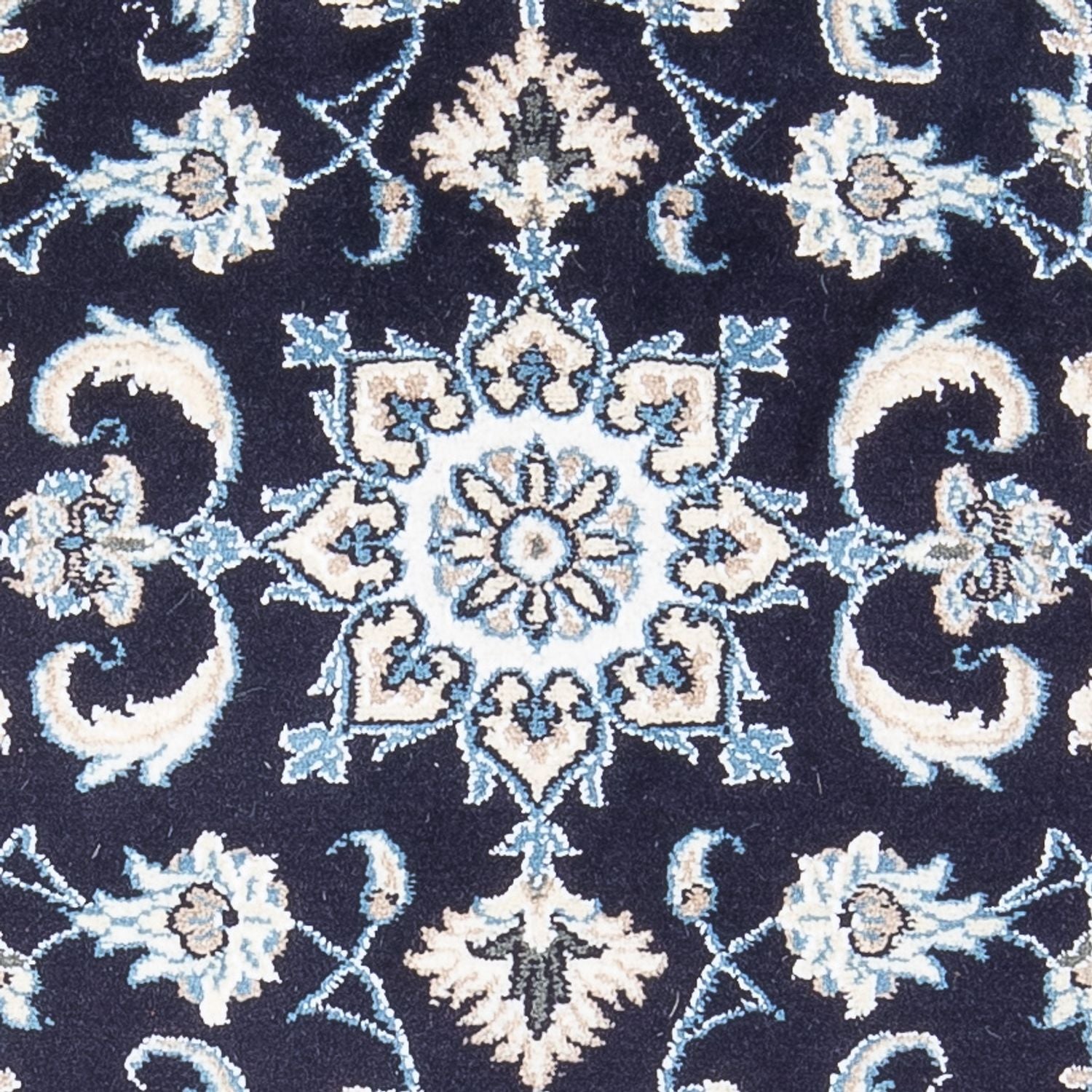 Perserteppich - Nain - 137 x 69 cm - dunkelblau