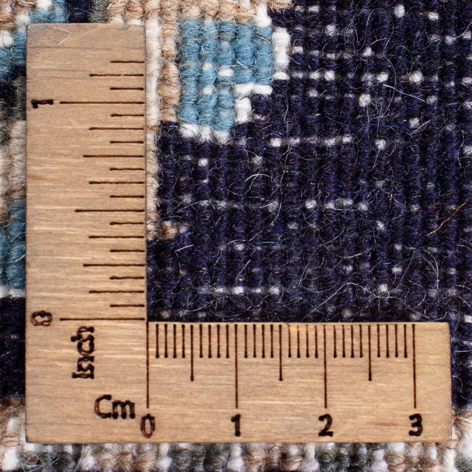 Perserteppich - Nain - 137 x 69 cm - dunkelblau