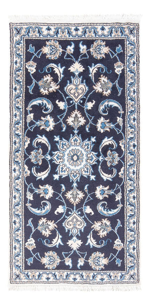 Perserteppich - Nain - 138 x 69 cm - dunkelblau