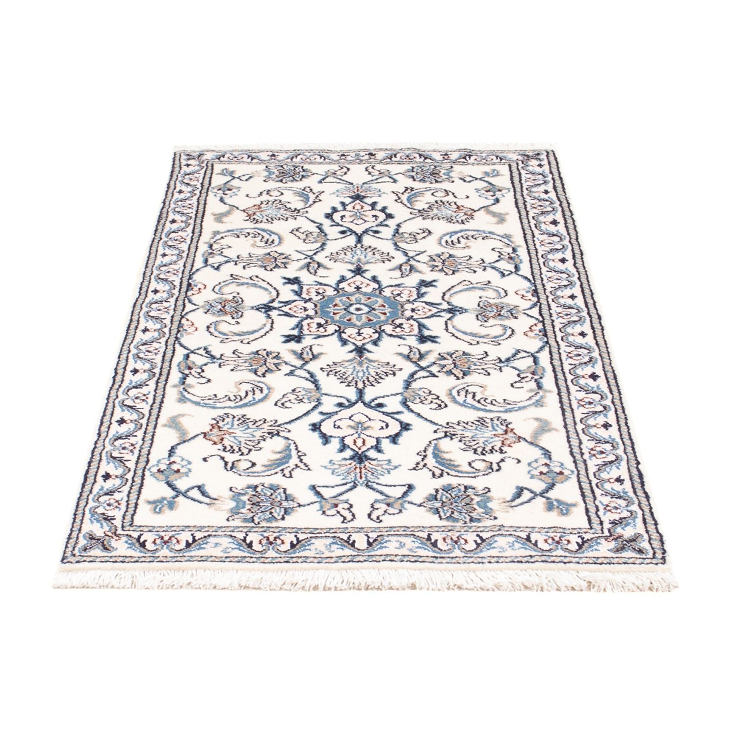 Perserteppich - Nain - 135 x 68 cm - creme