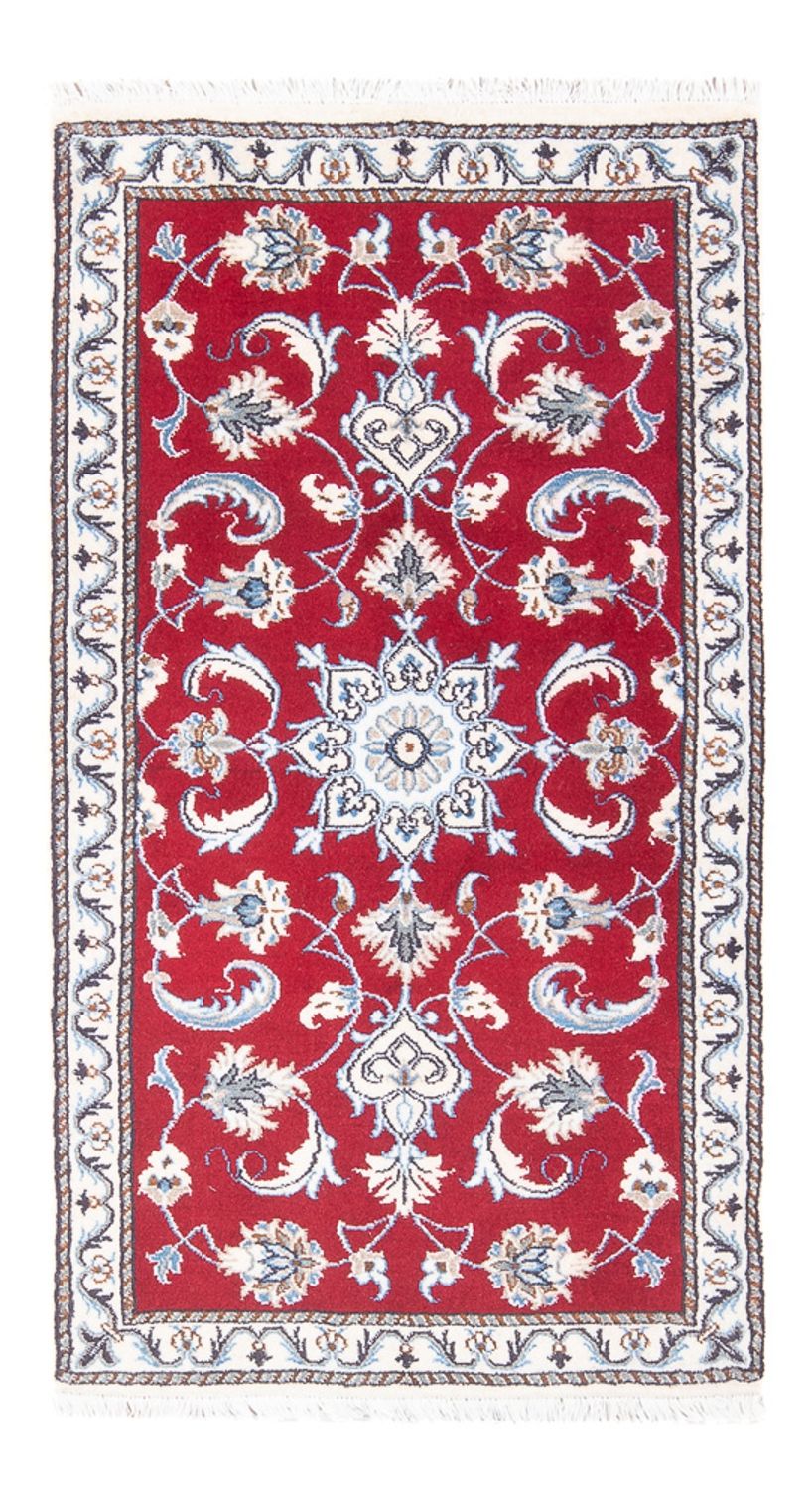 Perserteppich - Nain - 134 x 70 cm - rot