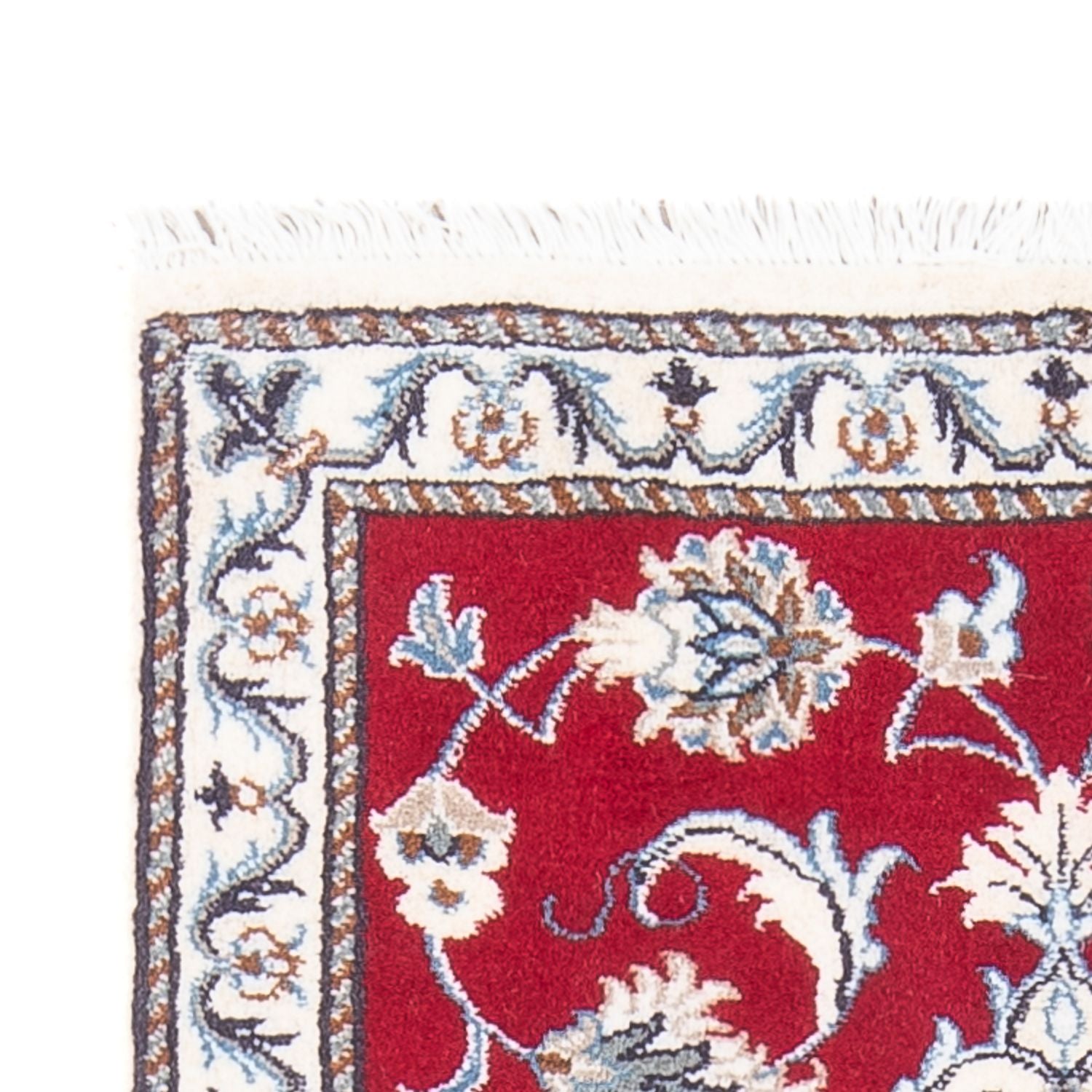 Perserteppich - Nain - 134 x 70 cm - rot