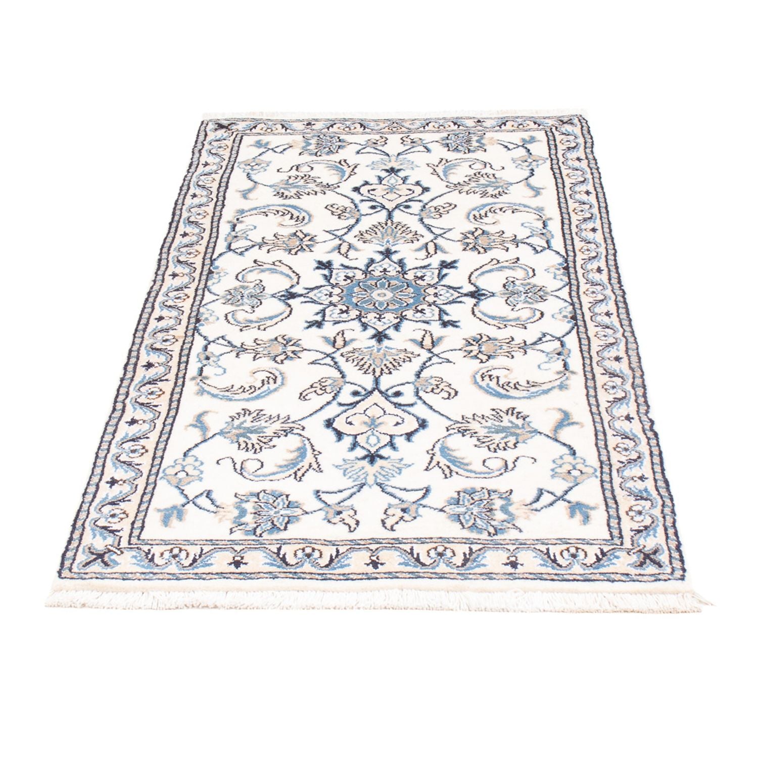 Perserteppich - Nain - 138 x 68 cm - creme