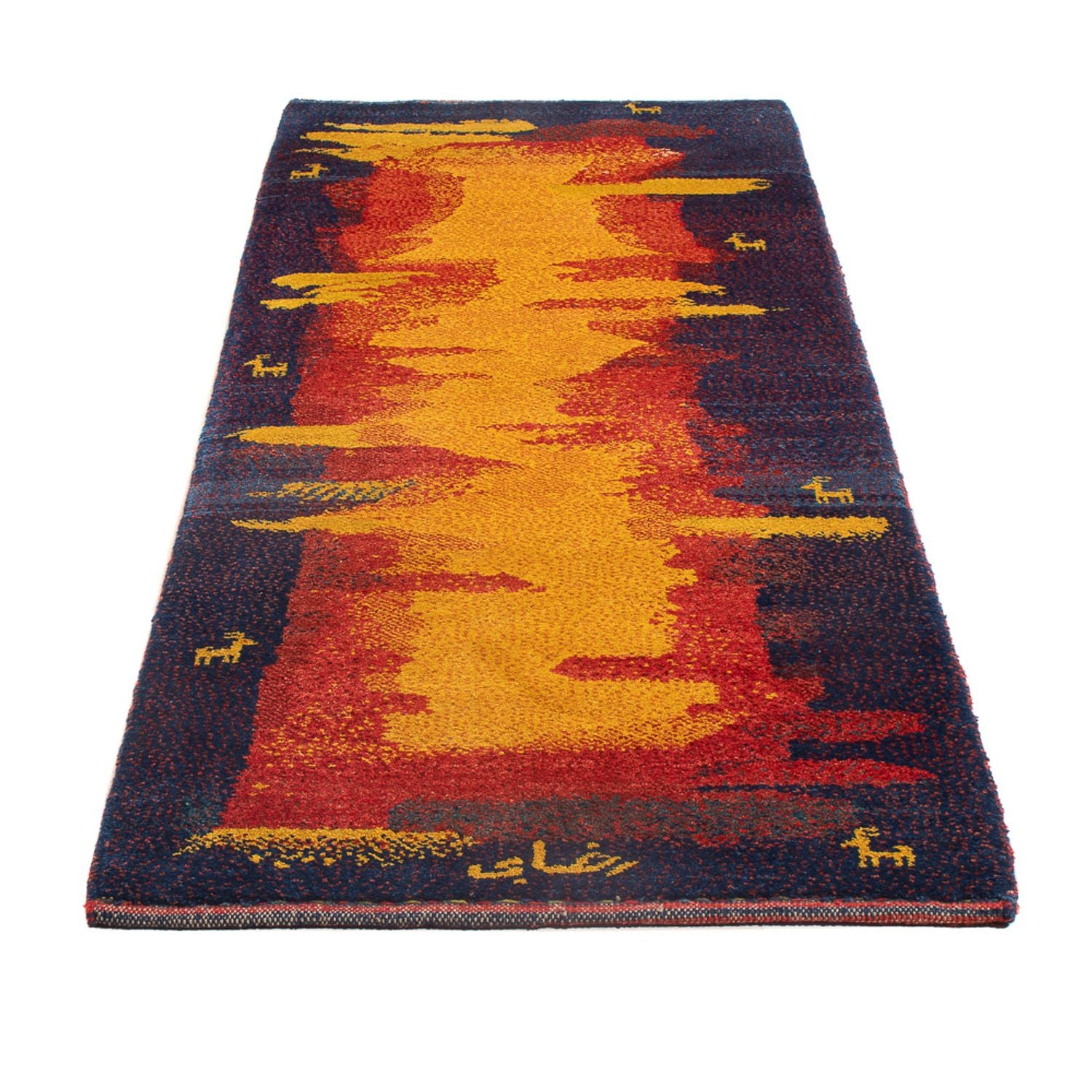 Läufer Gabbeh - Perser - 212 x 80 cm - mehrfarbig