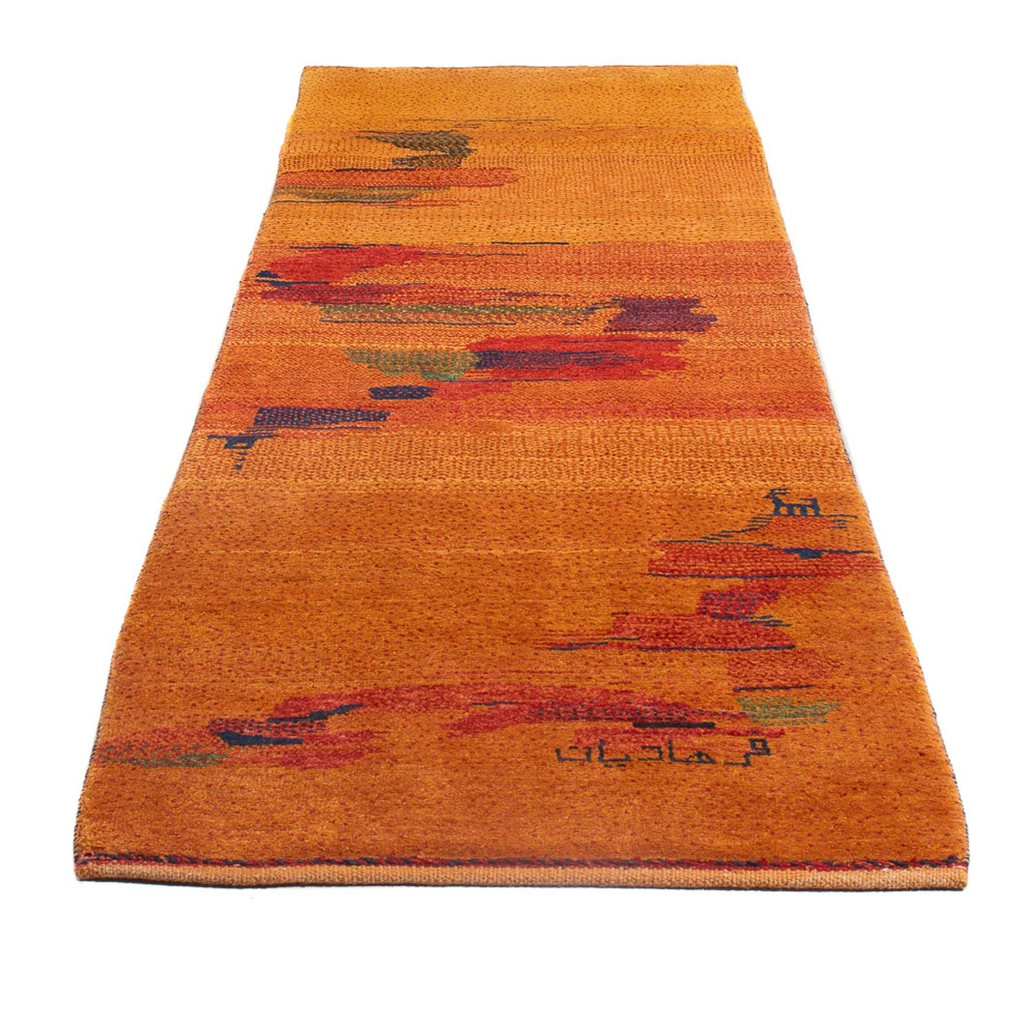 Läufer Gabbeh - Perser - 285 x 83 cm - mehrfarbig