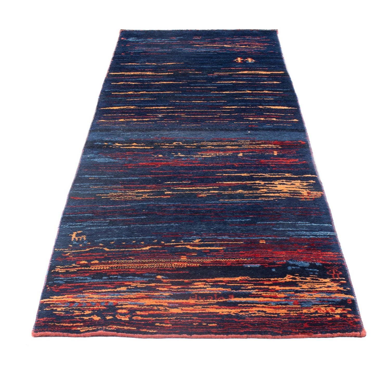 Läufer Gabbeh - Perser - 279 x 80 cm - mehrfarbig