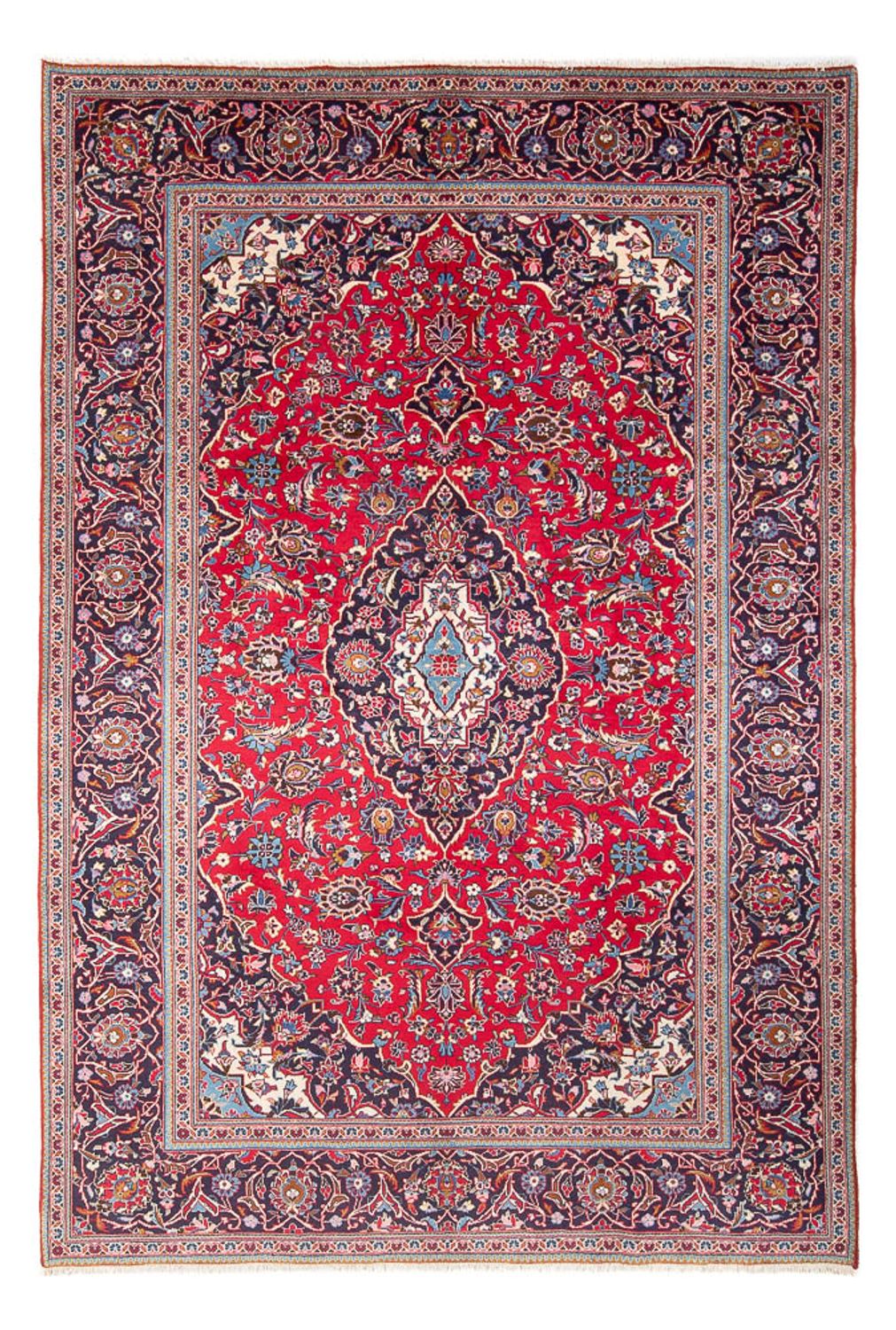 Perserteppich - Keshan - 290 x 194 cm - rot
