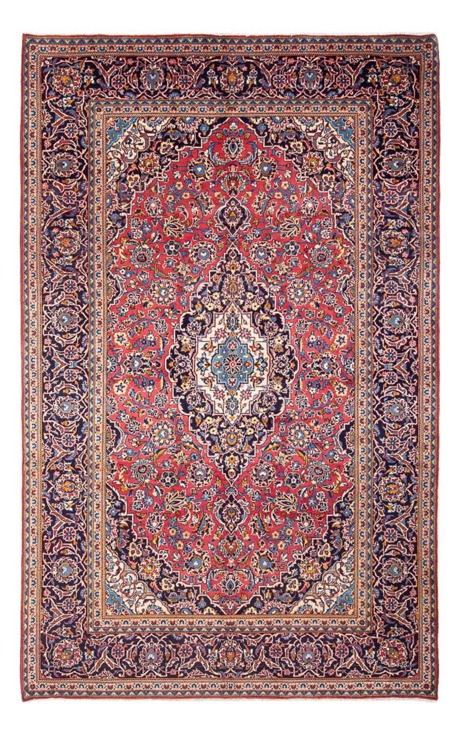 Perserteppich - Keshan - 312 x 196 cm - hellrot