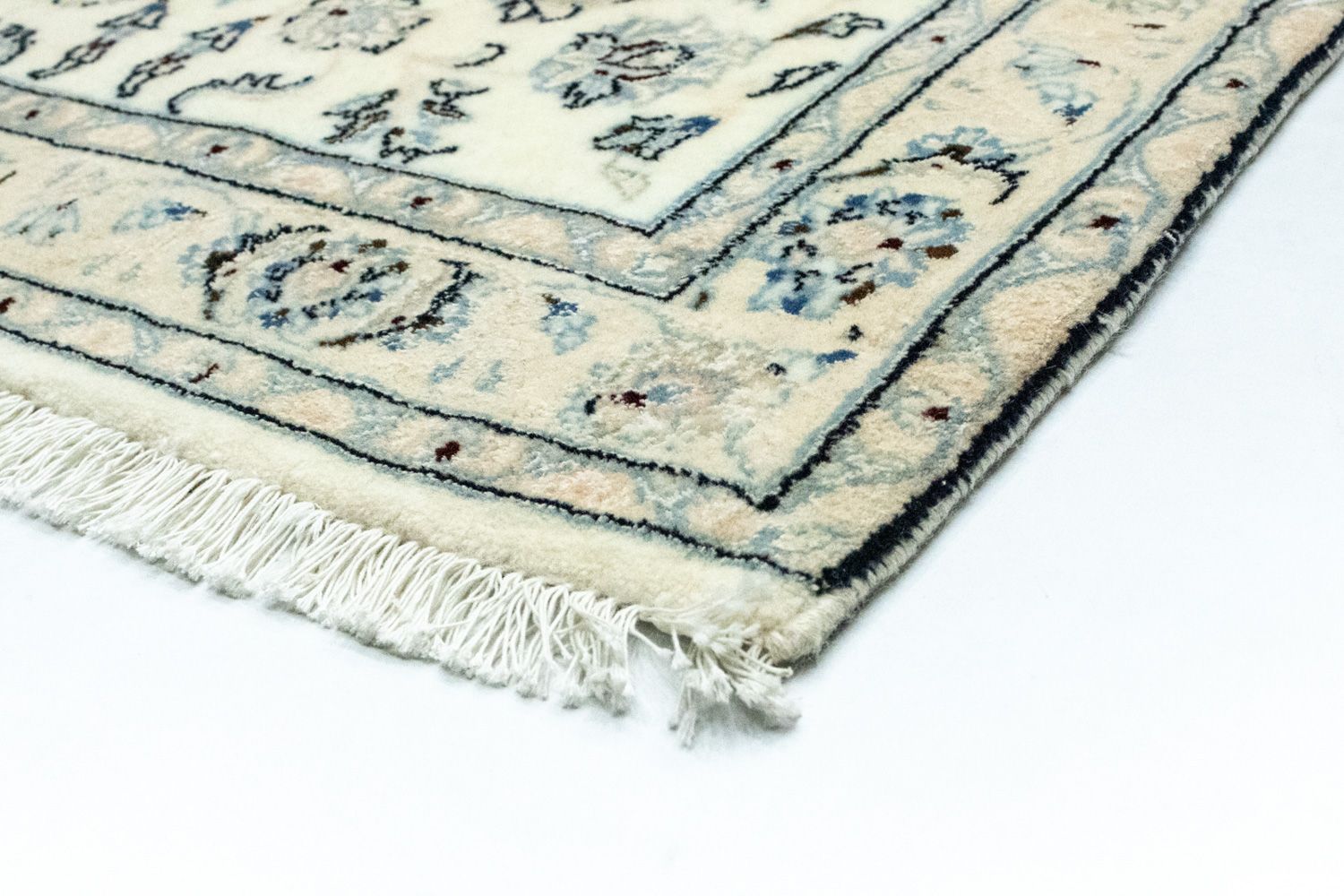 Perserteppich - Nain - Royal 285 x 87 cm - naturweiß