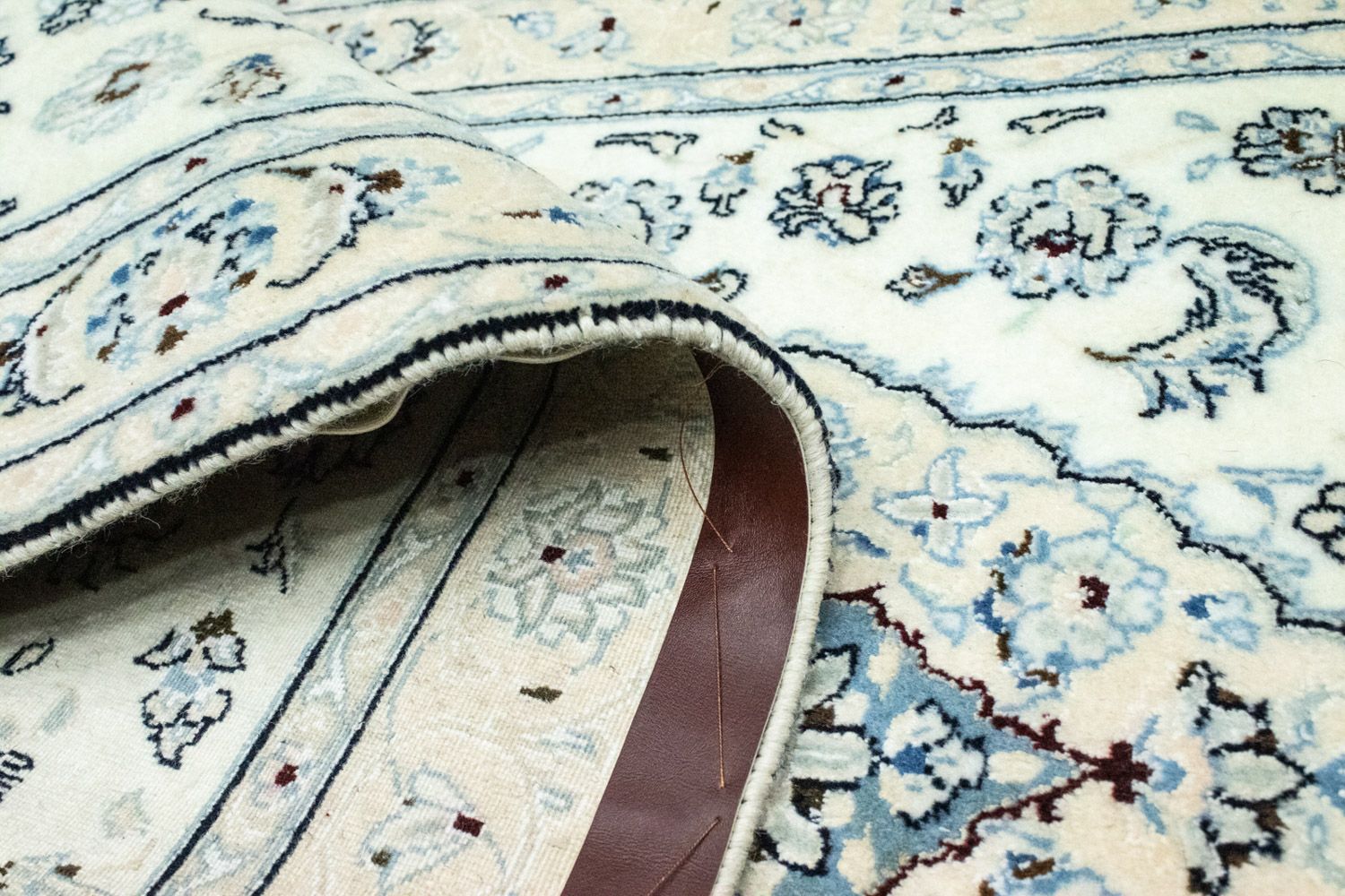 Perserteppich - Nain - Royal 285 x 87 cm - naturweiß