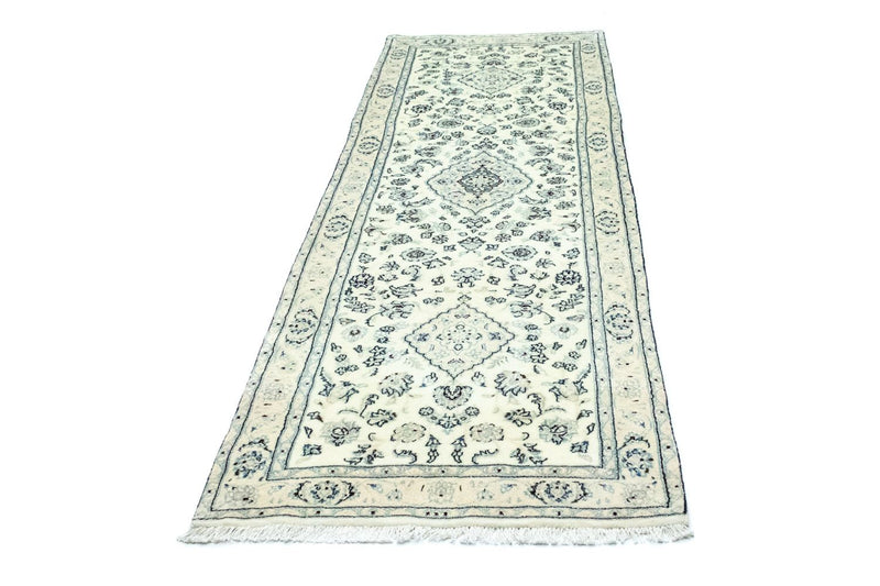 Perserteppich - Nain - Royal 285 x 87 cm - naturweiß