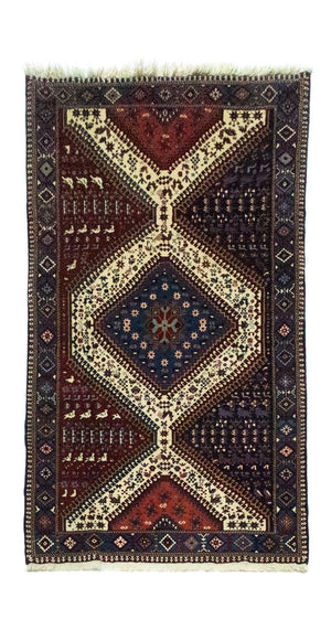 Perserteppich - Nomadic 190 x 100 cm - blau