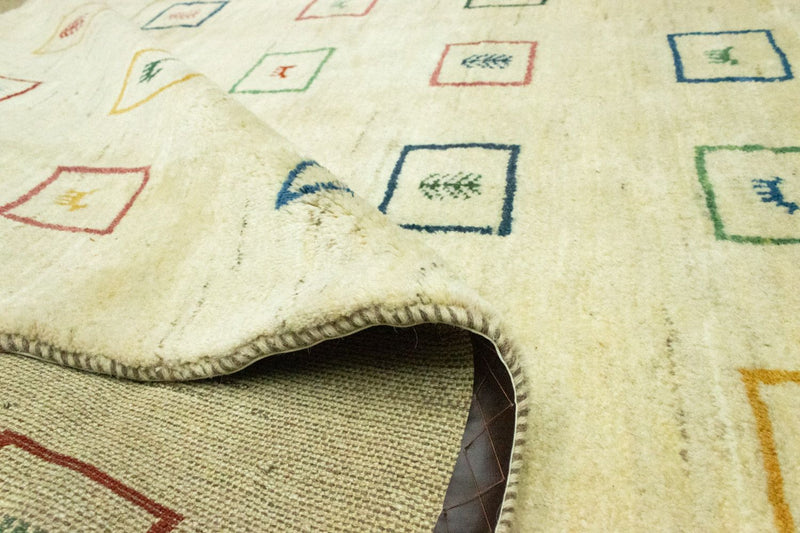 Gabbeh Teppich - Perser 281 x 195 cm - beige