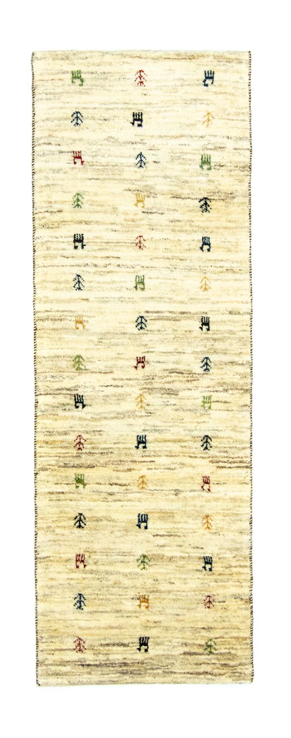Gabbeh Teppich - Perser 219 x 75 cm - beige